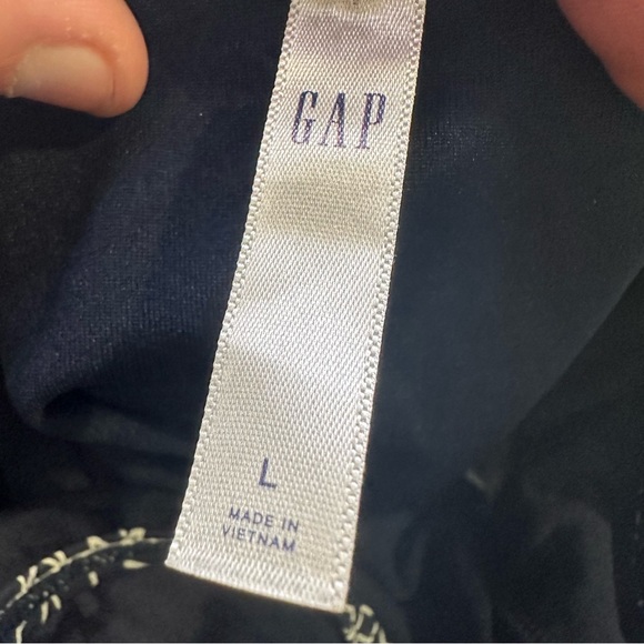 Gap Navy/White Star Print Cross Back One Piece Swimsuit size L - Picture 2 of 12